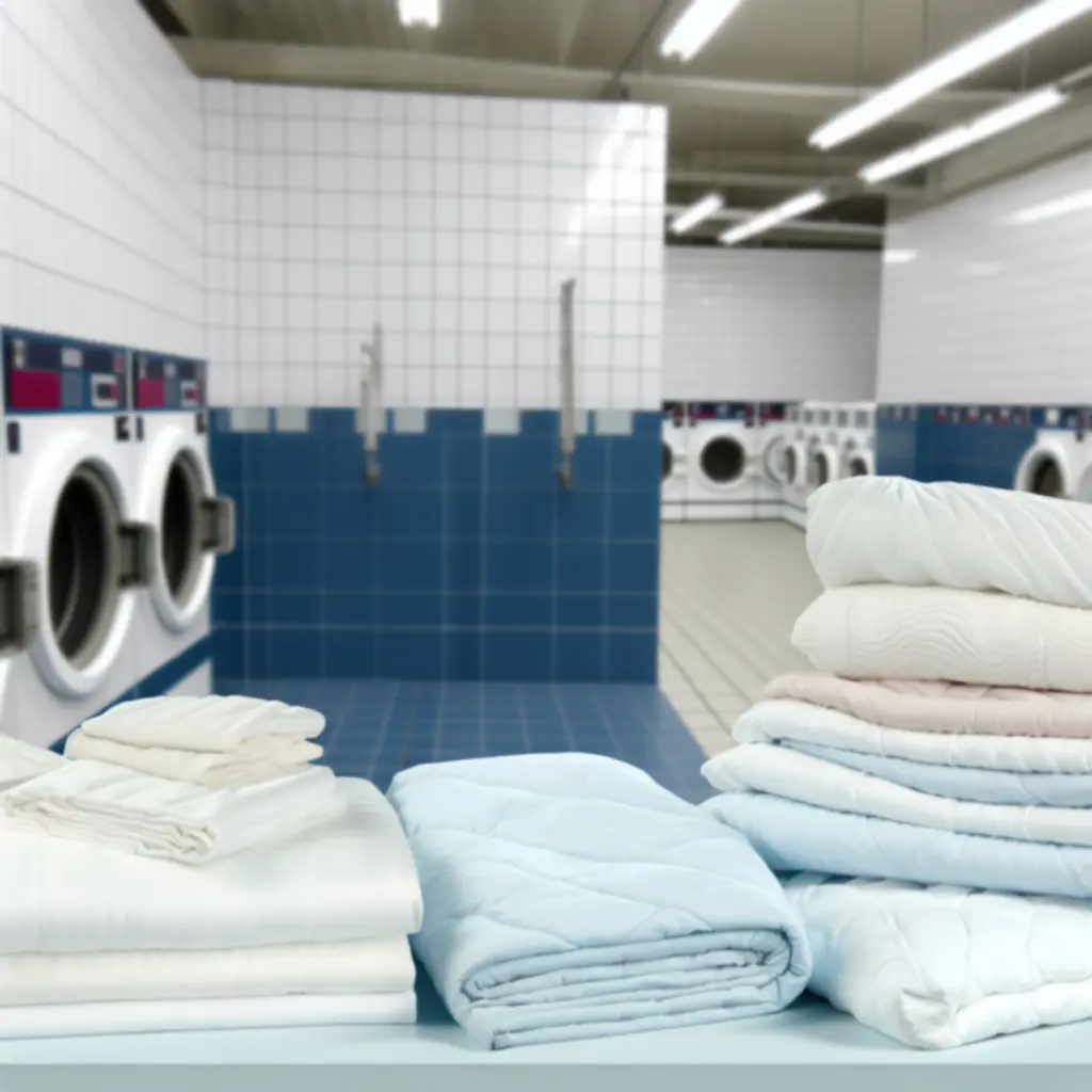 Czysta pościel i tekstylia domowe po profesjonalnym praniu