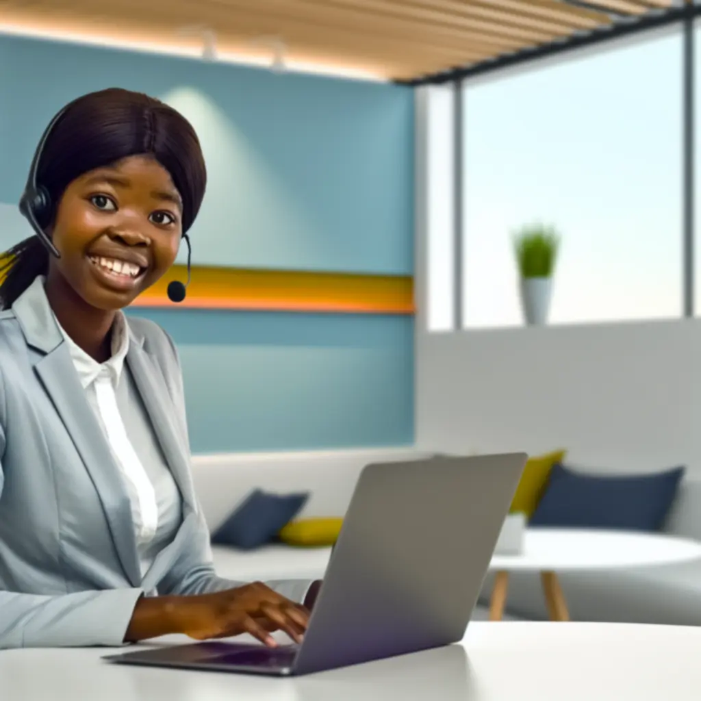 Pracownik obsługi klienta pralni Pralka Syna PL udzielający informacji o cenach